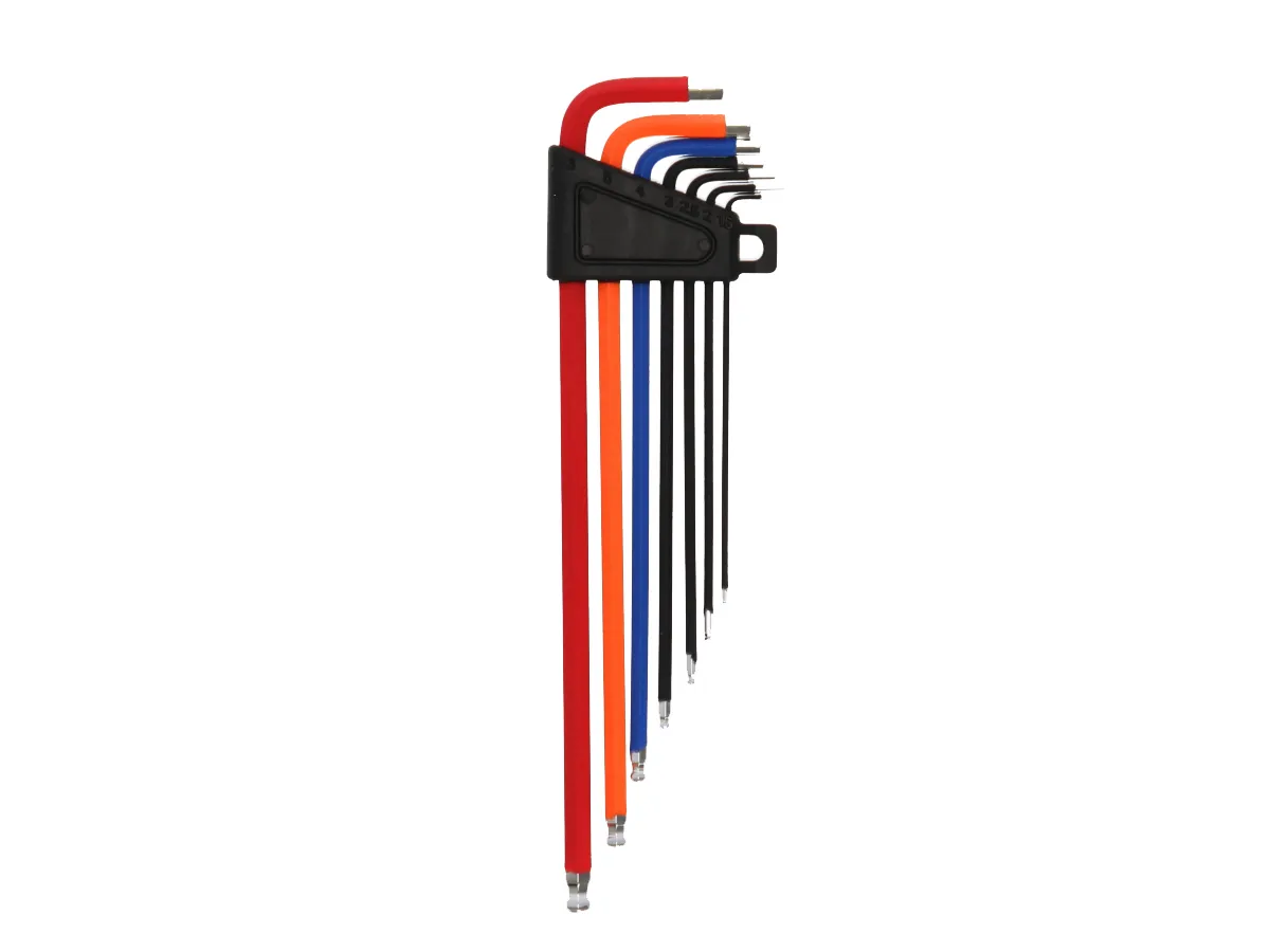Juego de 7 llaves Allen Sportace de colores con extremo esferico