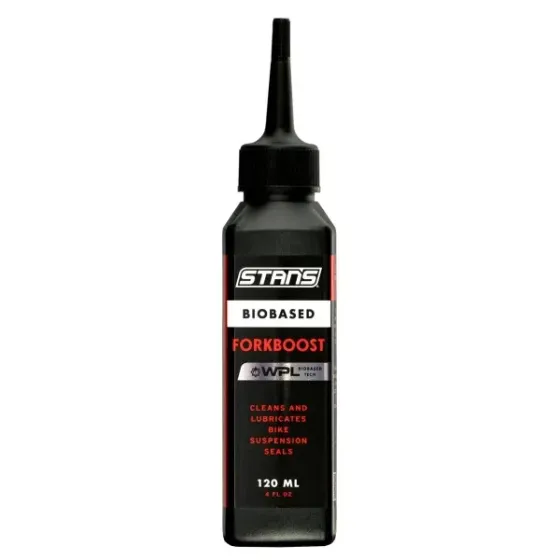 Ver más sobre Accesorios LUBRICANTE HORQUILLA STANS FORKBOOST 120ML, Argentina
